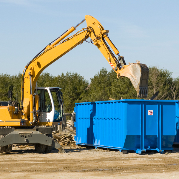 what happens if the residential dumpster is damaged or stolen during rental in Flat Rock